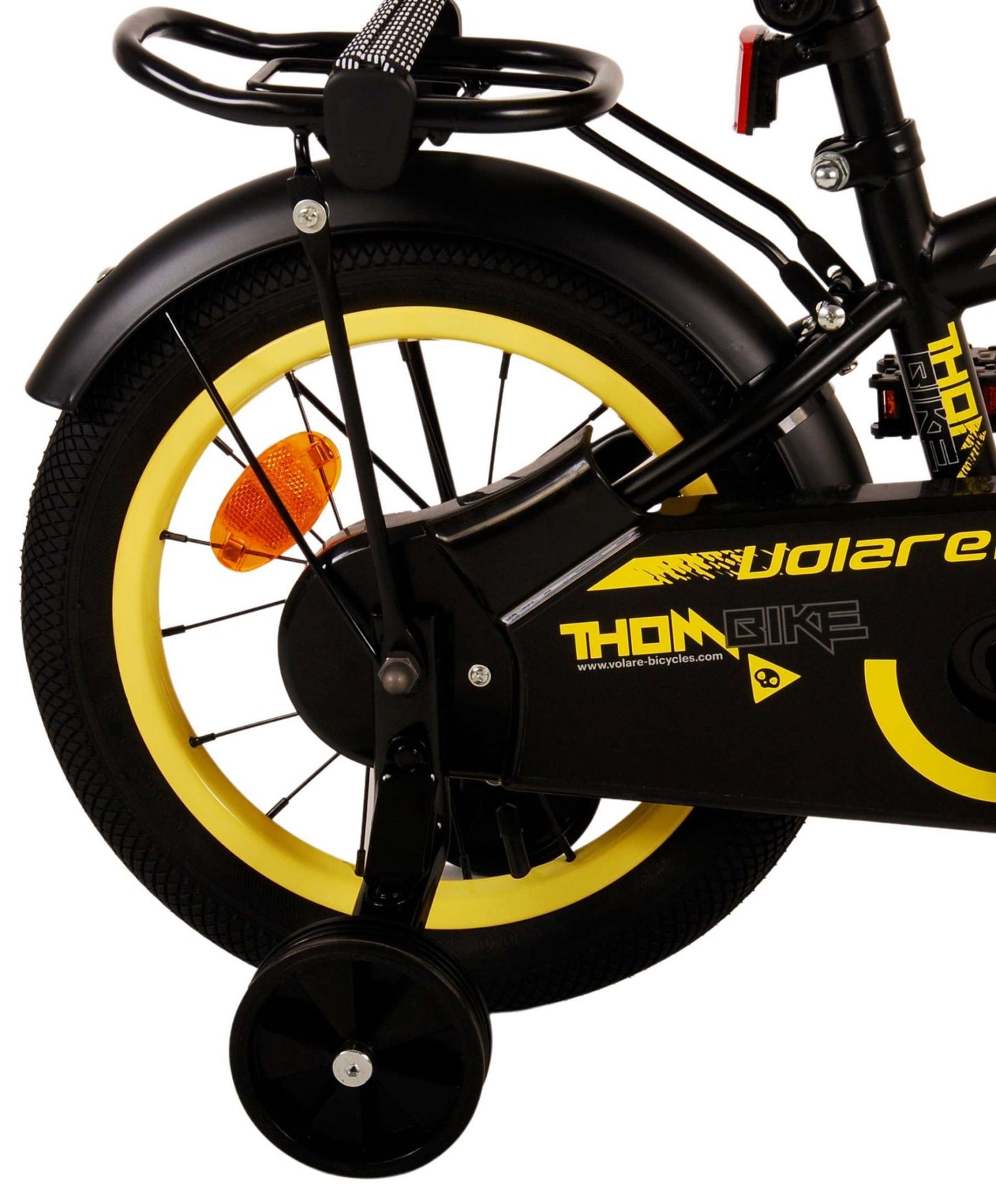 Volare Thombike Kinderfiets - Jongens - 14 inch - Zwart Geel