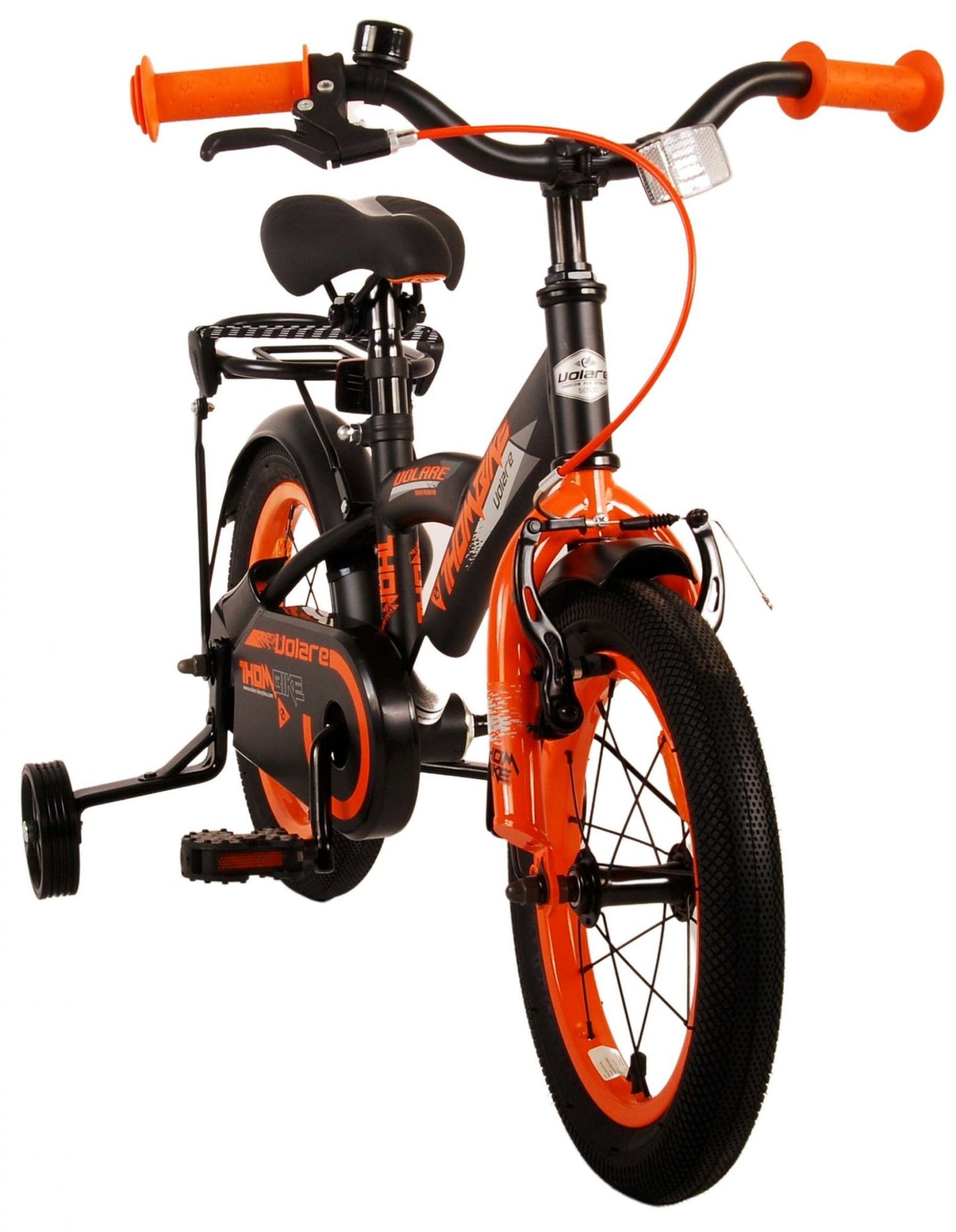 Volare Thombike Kinderfiets - Jongens - 14 inch - Zwart Oranje