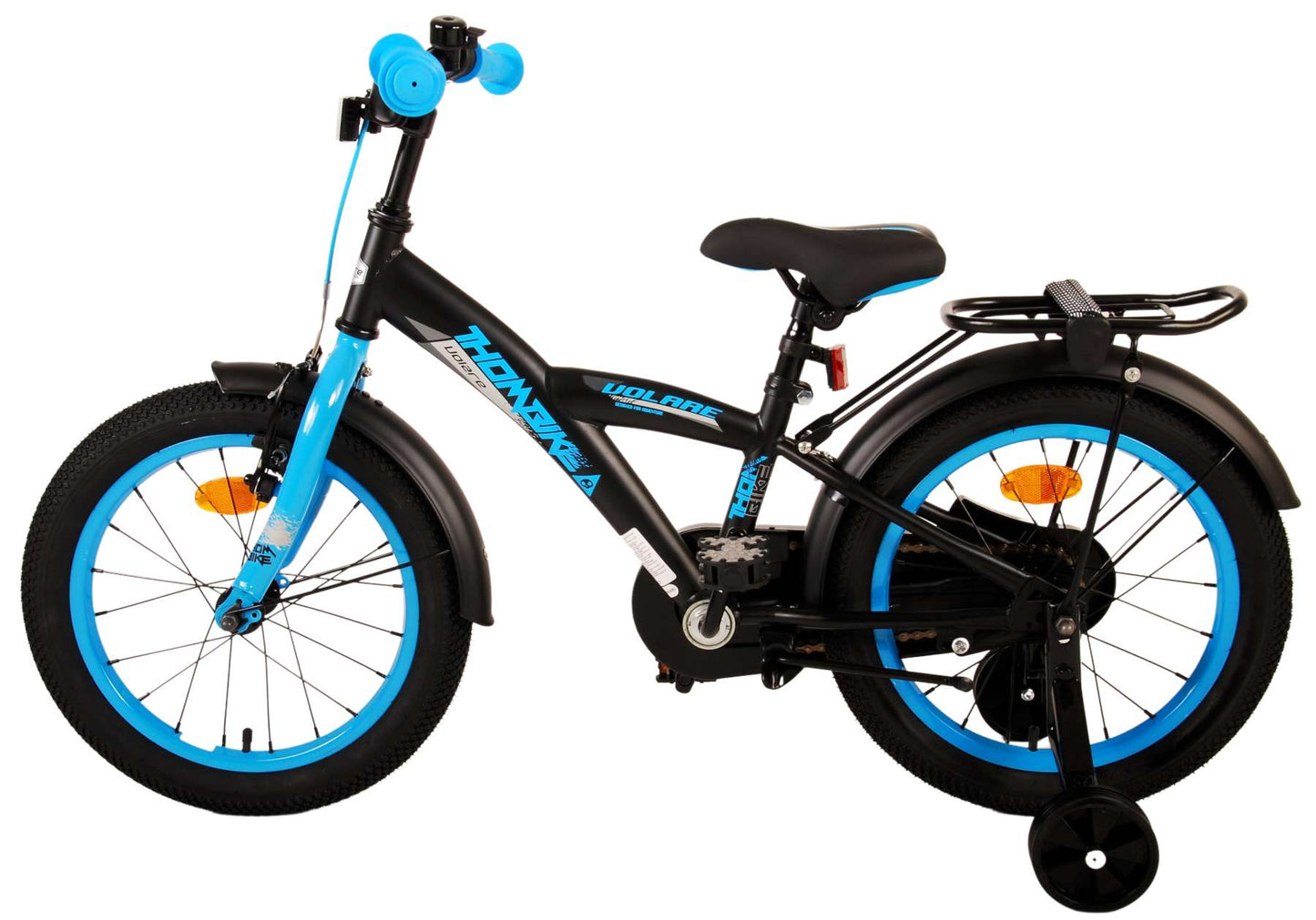 Volare Thombike Kinderfiets - Jongens - 16 inch - Zwart Blauw