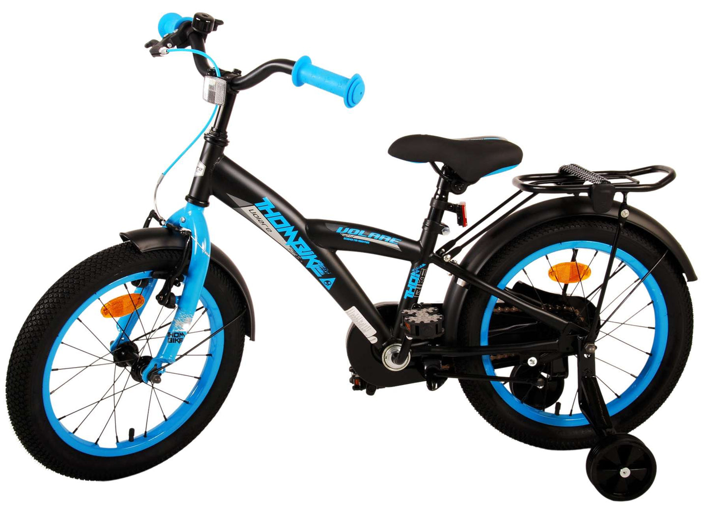 Volare Thombike Kinderfiets - Jongens - 16 inch - Zwart Blauw