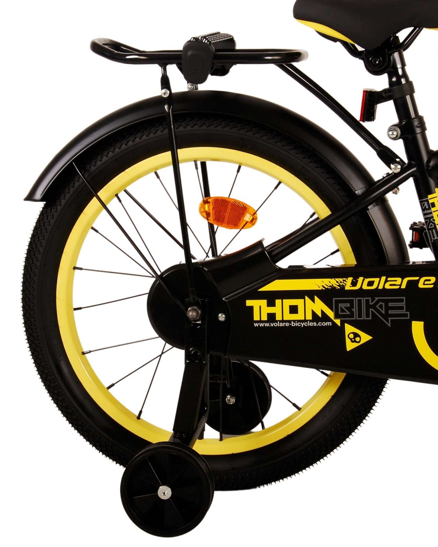 Volare Thombike Kinderfiets - Jongens - 18 inch - Zwart Geel