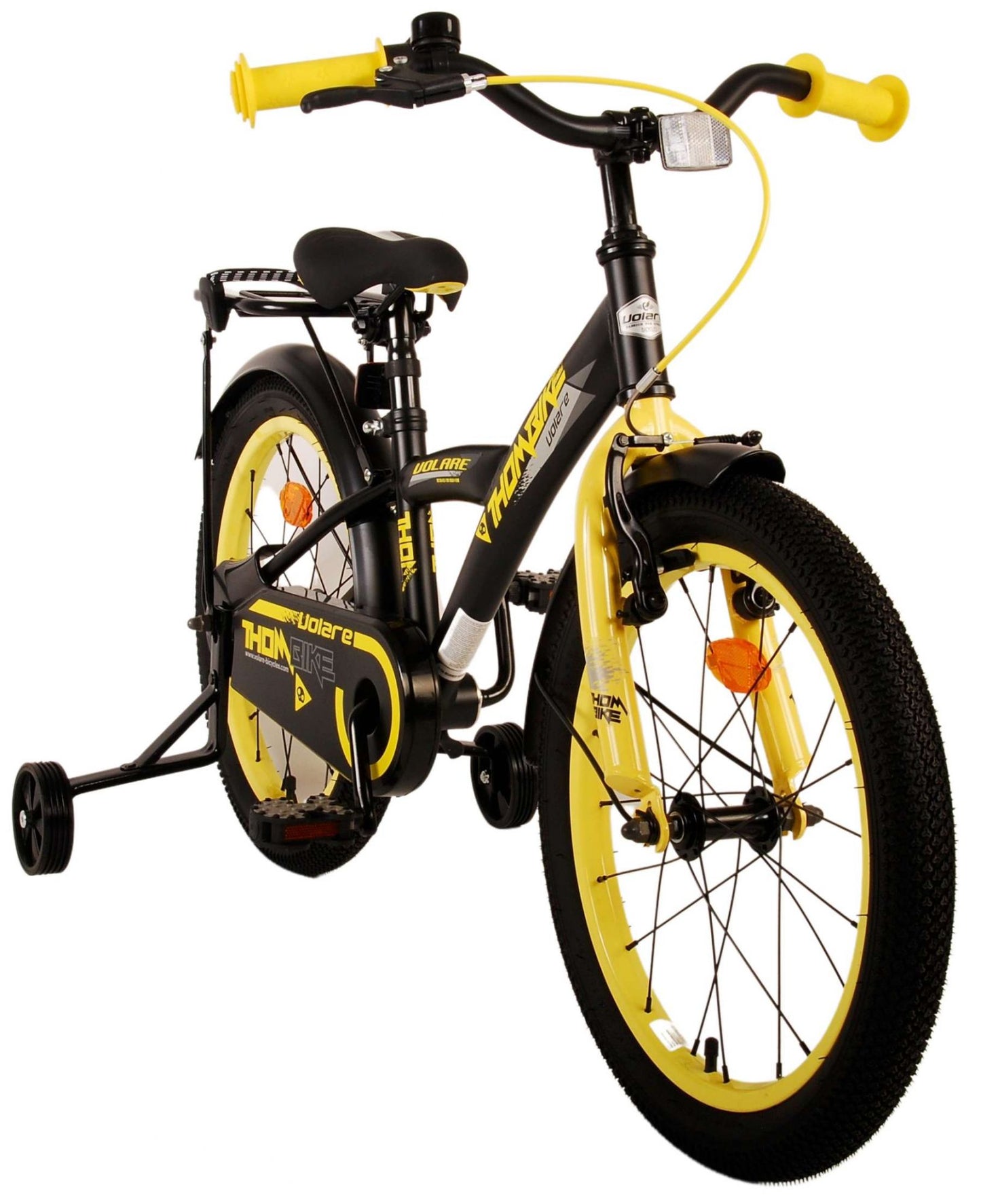 Volare Thombike Kinderfiets - Jongens - 18 inch - Zwart Geel