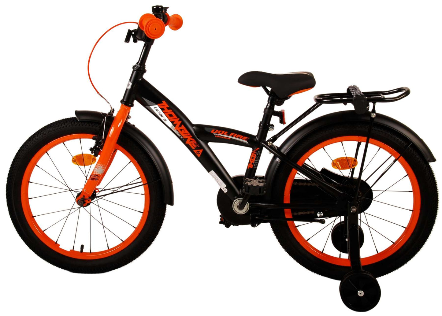 Volare Thombike Kinderfiets - Jongens - 18 inch - Zwart Oranje