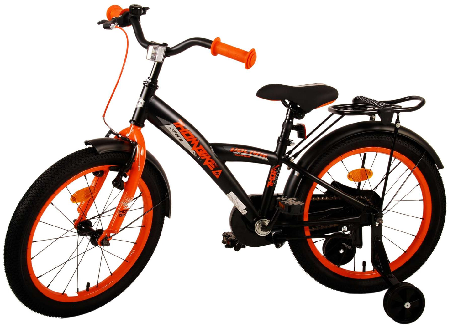 Volare Thombike Kinderfiets - Jongens - 18 inch - Zwart Oranje