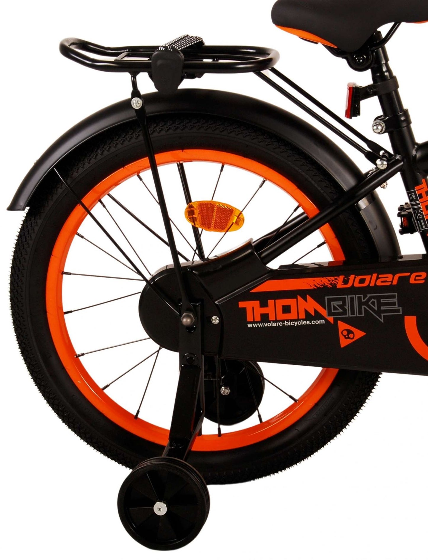 Volare Thombike Kinderfiets - Jongens - 18 inch - Zwart Oranje