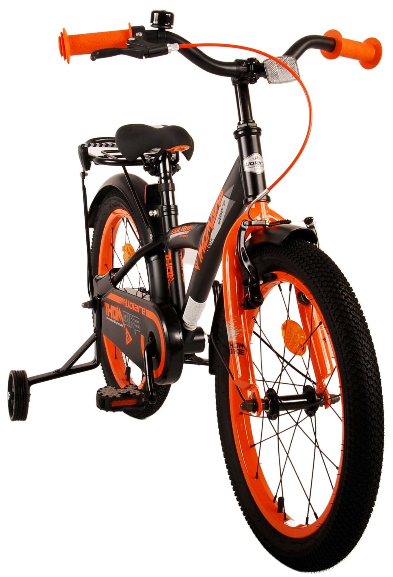 Volare Thombike Kinderfiets - Jongens - 18 inch - Zwart Oranje