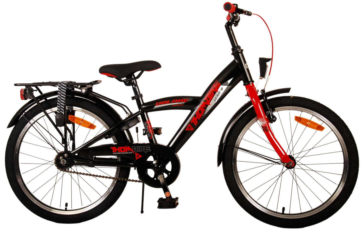 Volare Thombike Kinderfiets - Jongens - 20 inch - Zwart Rood