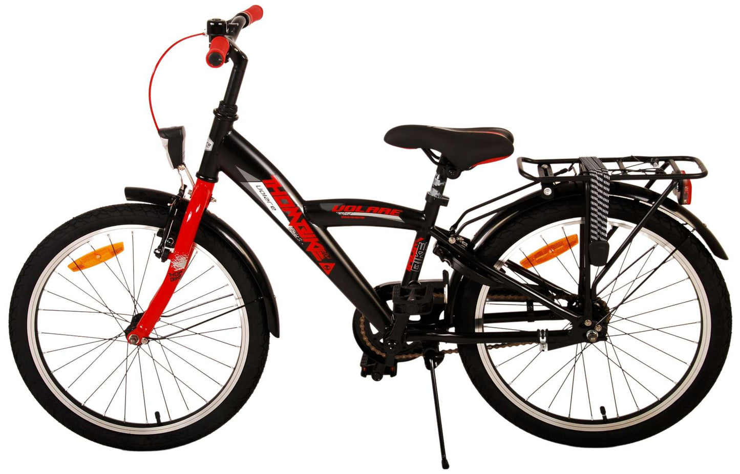 Volare Thombike Kinderfiets - Jongens - 20 inch - Zwart Rood