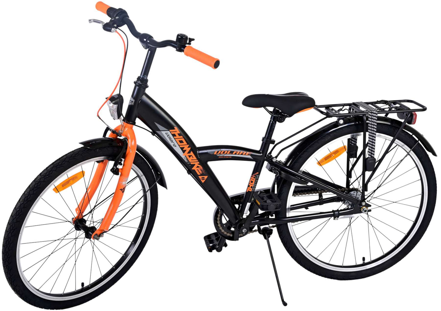 Volare Thombike Kinderfiets - Jongens - 24 inch - Zwart Oranje - 3 versnellingen