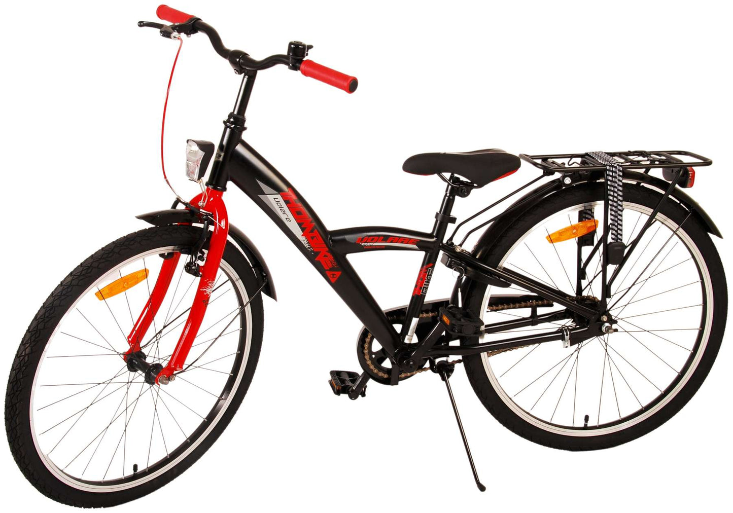 Volare Thombike Kinderfiets - Jongens - 24 inch - Zwart Rood