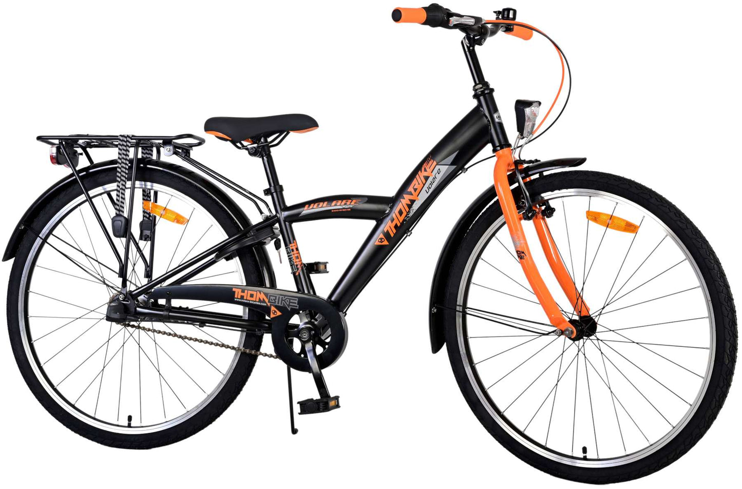 Volare Thombike Kinderfiets - Jongens - 26 inch - Zwart Oranje - 3 versnellingen