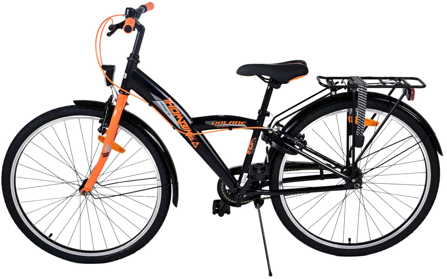 Volare Thombike Kinderfiets - Jongens - 26 inch - Zwart Oranje - Twee Handremmen