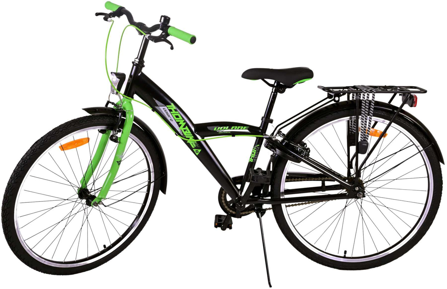 Volare Thombike Kinderfiets - Jongens - 26 inch - Zwart Groen - Twee Handremmen