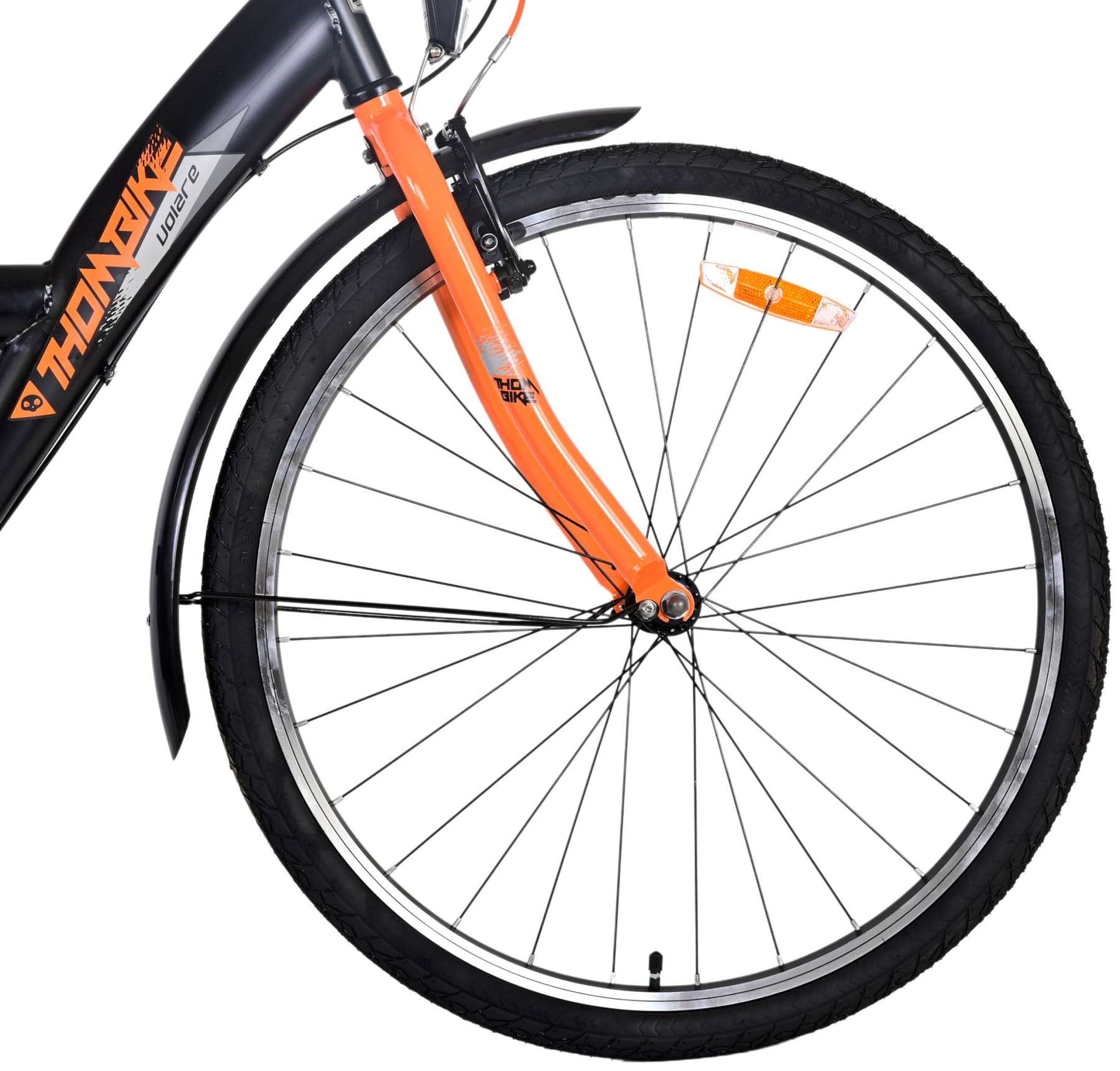 Volare Thombike Kinderfiets - Jongens - 26 inch - Zwart Oranje - 3 versnellingen