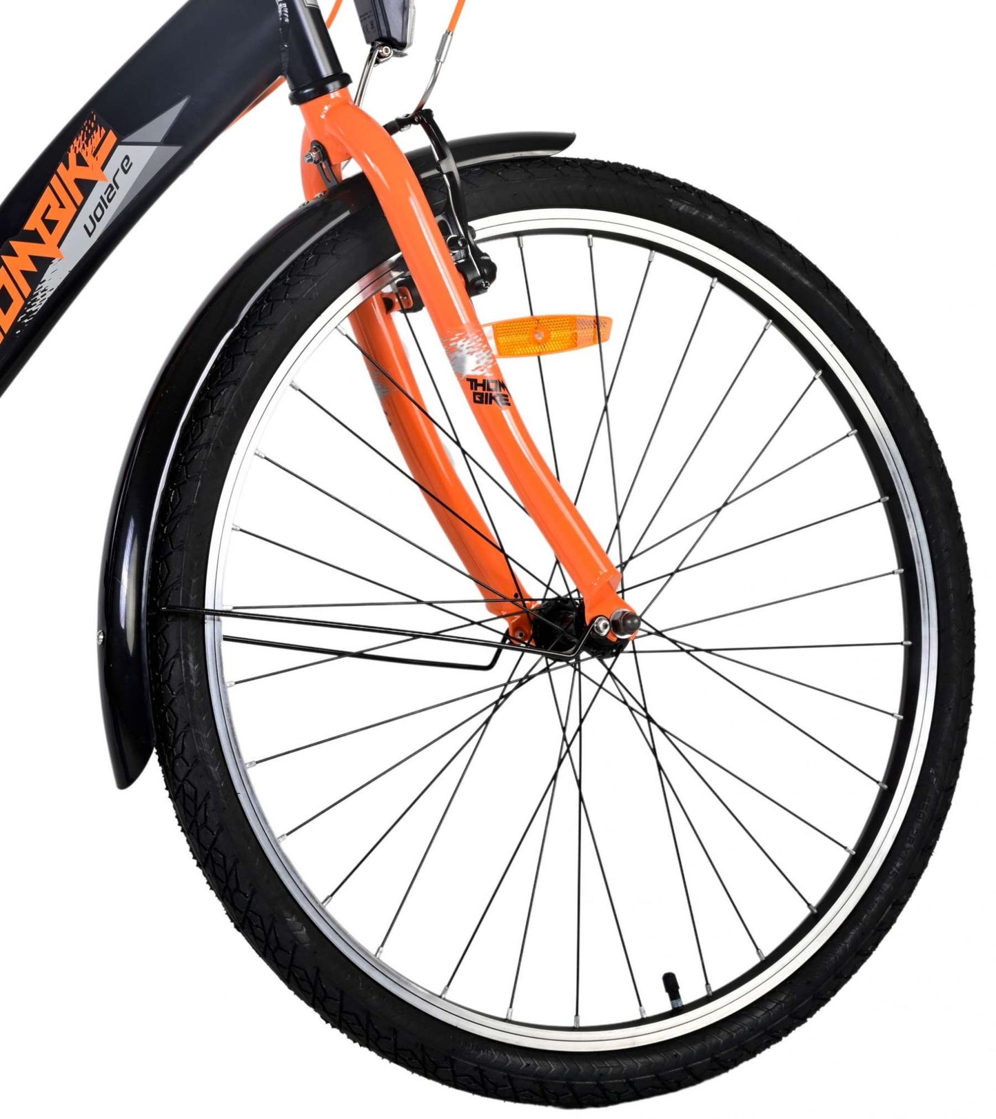 Volare Thombike Kinderfiets - Jongens - 26 inch - Zwart Oranje - Twee Handremmen