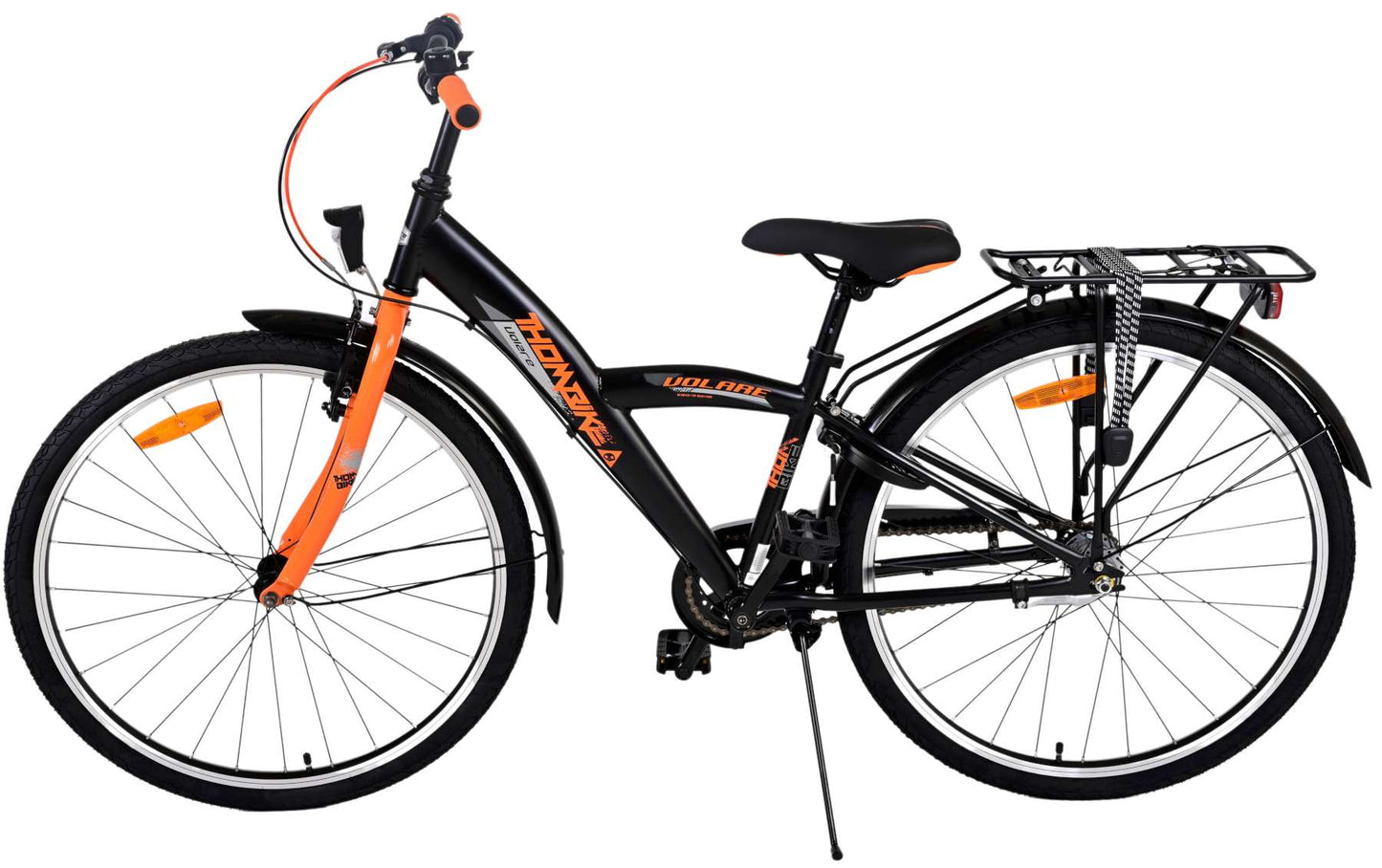 Volare Thombike Kinderfiets - Jongens - 26 inch - Zwart Oranje - 3 versnellingen