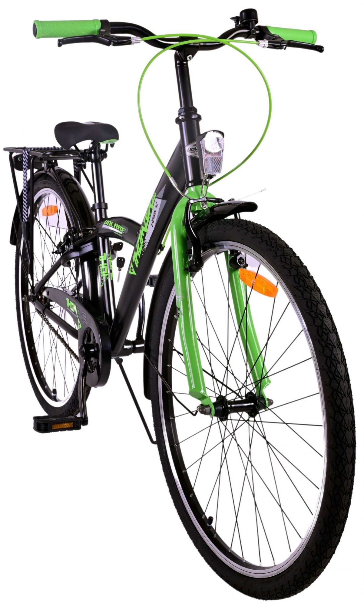 Volare Thombike Kinderfiets - Jongens - 26 inch - Zwart Groen - Twee Handremmen