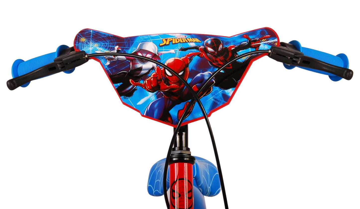 Ultimate Spider-Man Kinderfiets - Jongens - 16 inch - Blauw/Rood - Twee handremmen