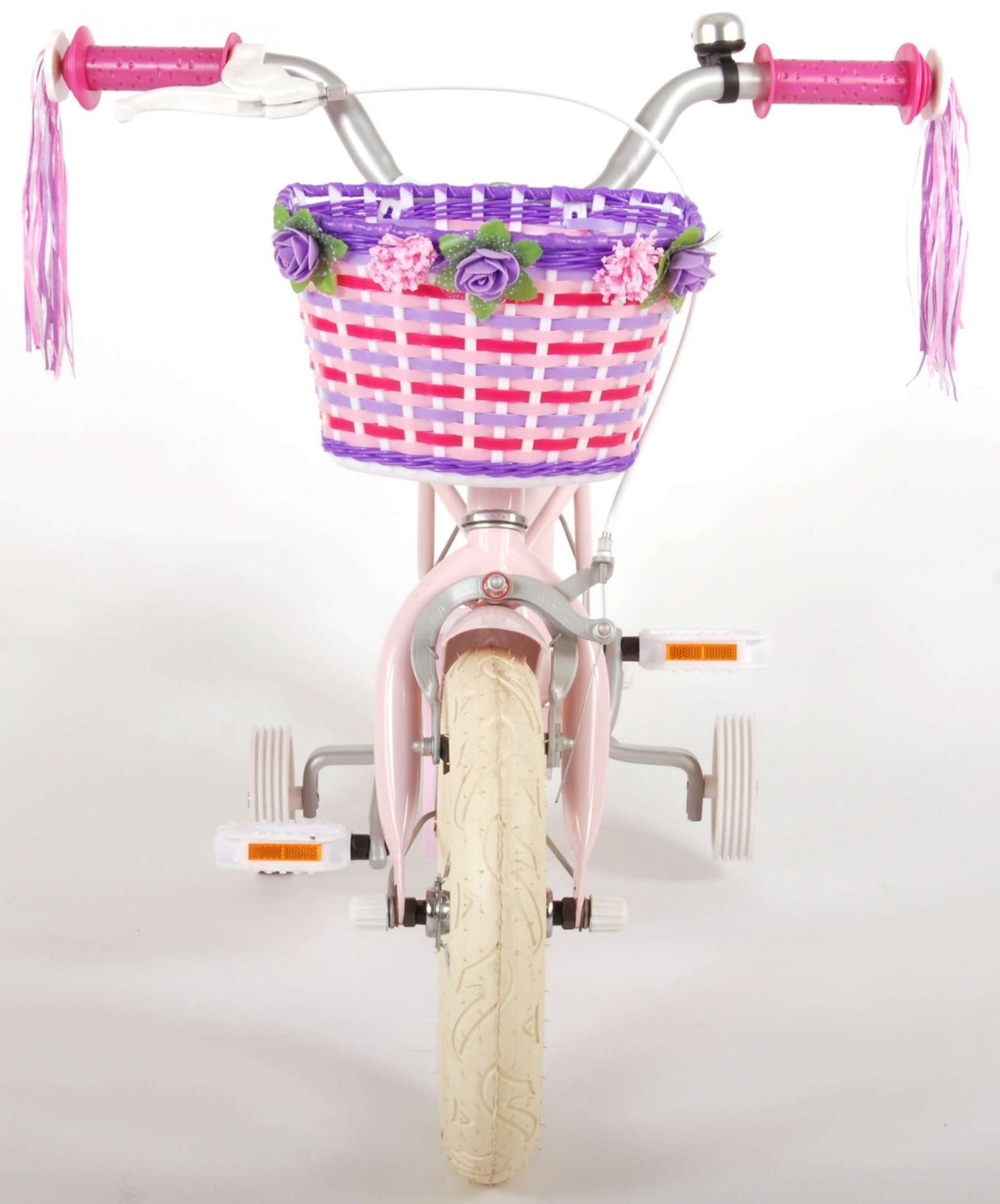 Volare Ashley Kinderfiets - Meisjes - 12 inch - Roze - 95% afgemonteerd