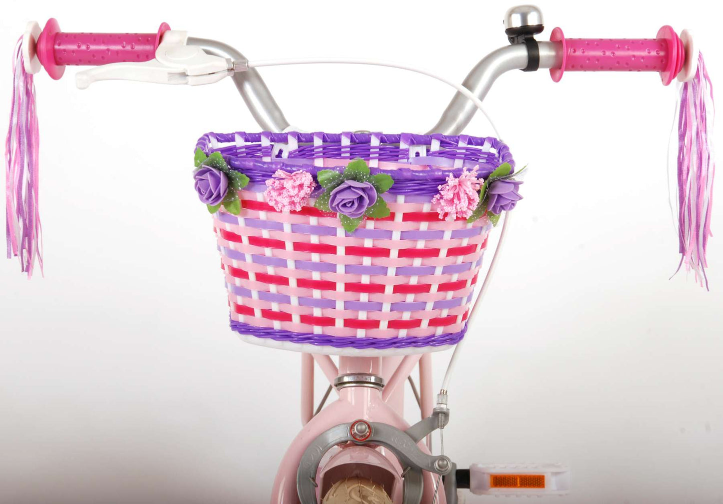 Volare Ashley Kinderfiets - Meisjes - 12 inch - Roze - 95% afgemonteerd