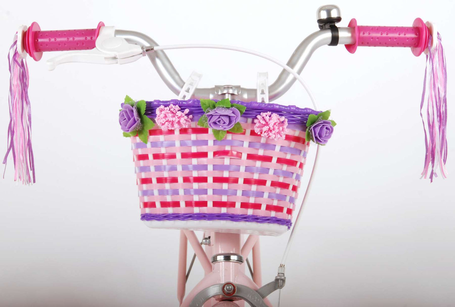 Volare Ashley Kinderfiets - Meisjes - 14 inch - Roze - 95% afgemonteerd