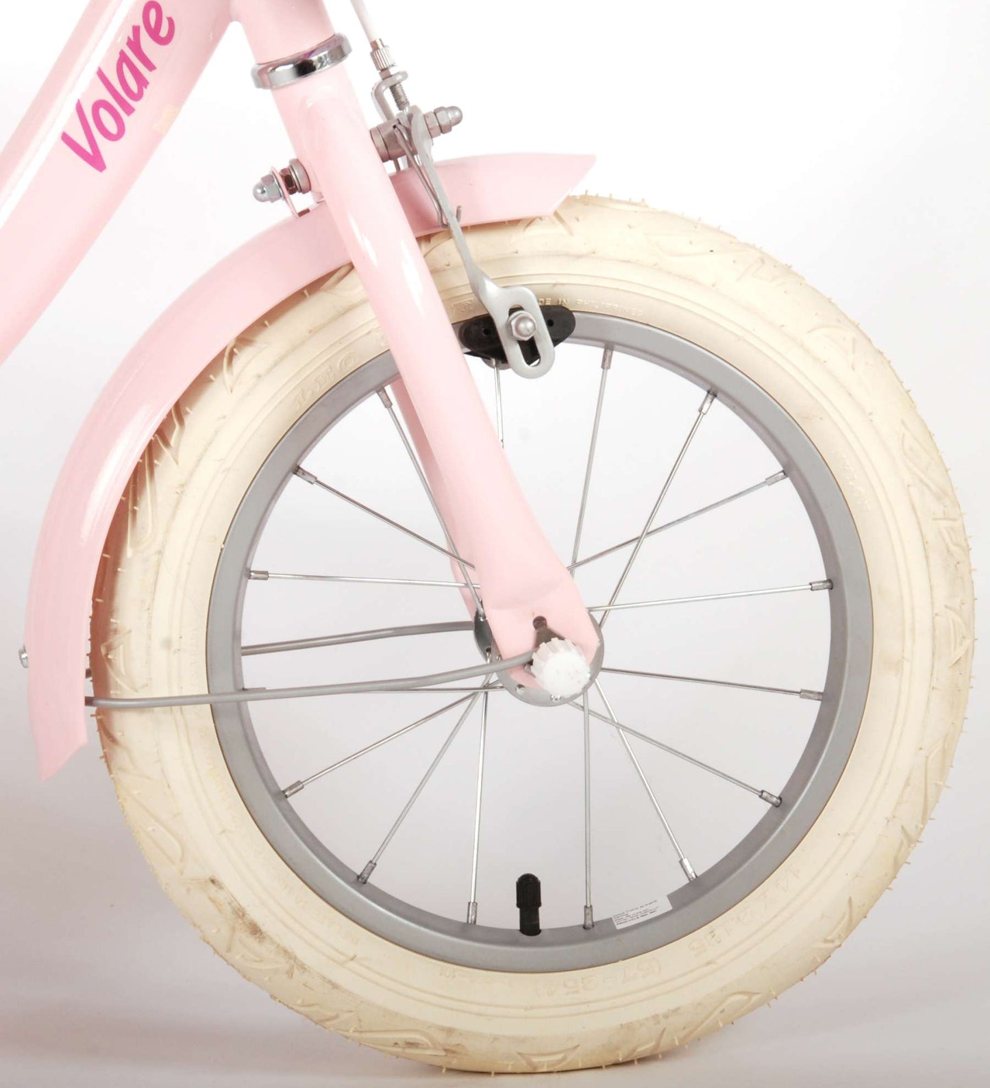 Volare Ashley Kinderfiets - Meisjes - 14 inch - Roze - 95% afgemonteerd