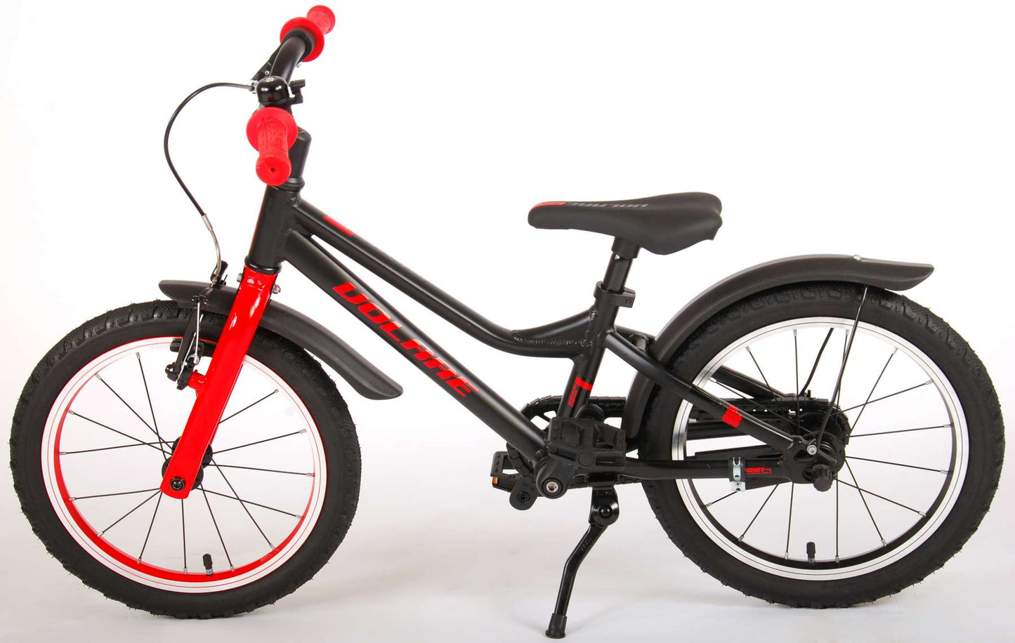 Volare Blaster Kinderfiets - Jongens - 16 inch  - Zwart/Rood - Prime Collection