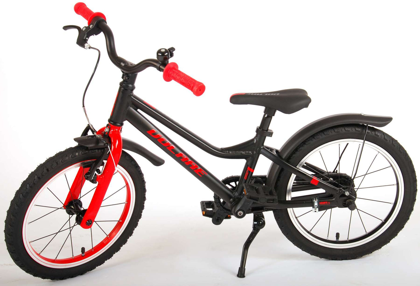 Volare Blaster Kinderfiets - Jongens - 16 inch  - Zwart/Rood - Prime Collection