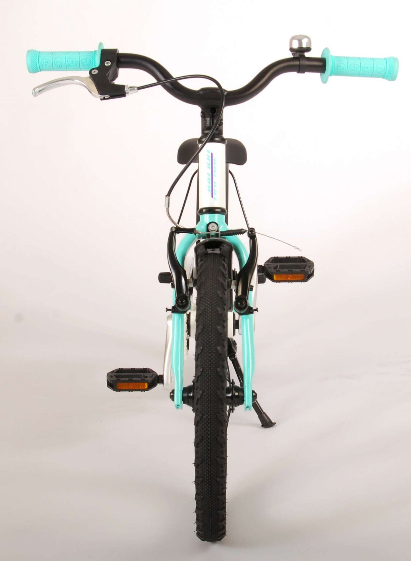 Volare Glamour Kinderfiets - Meisjes - 16 inch - Wit/Mint Groen - Prime Collection