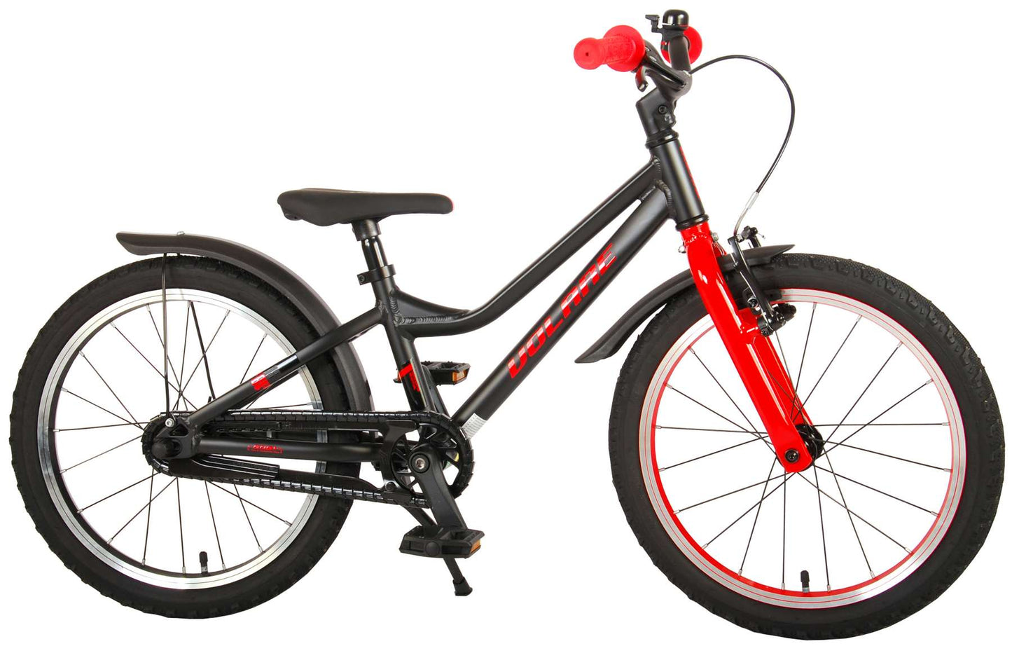 Volare Blaster Kinderfiets - Jongens - 18 inch  - Zwart Rood - Prime Collection