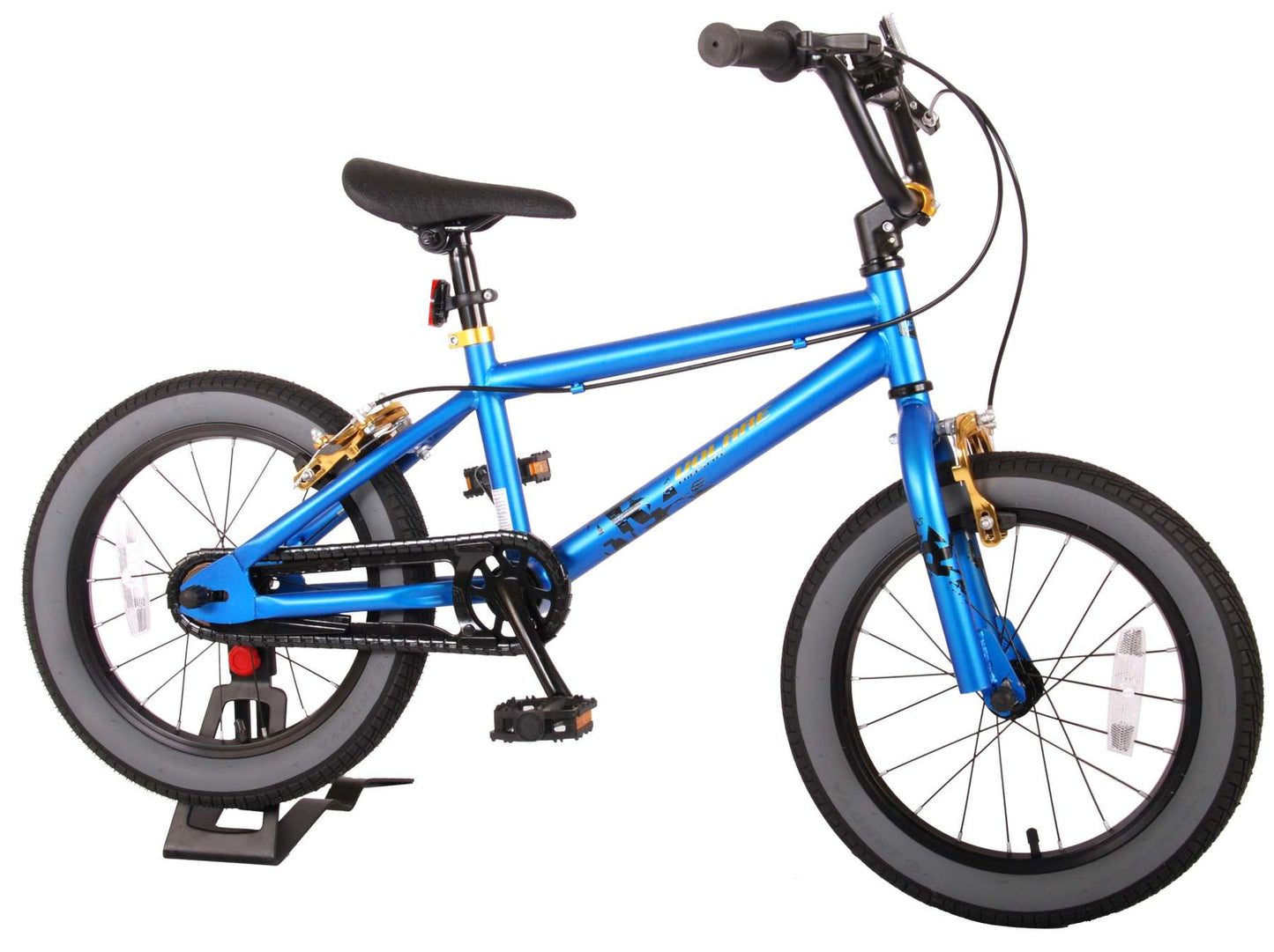 Volare Cool Rider Kinderfiets - Jongens - 16 inch - Blauw - Twee handremmen - 95% afgemonteerd