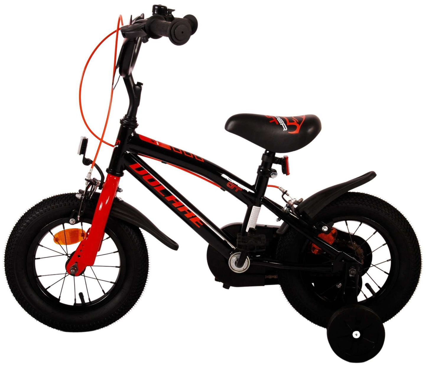 Volare Super GT Kinderfiets - Jongens - 12 inch - Rood - Twee handremmen