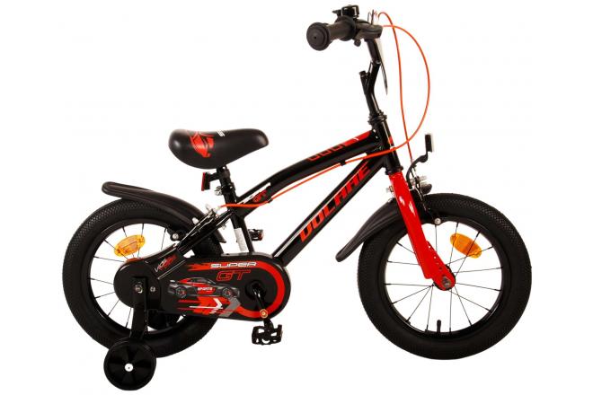 Volare Super GT Kinderfiets - Jongens - 14 inch - Rood - Twee handremmen