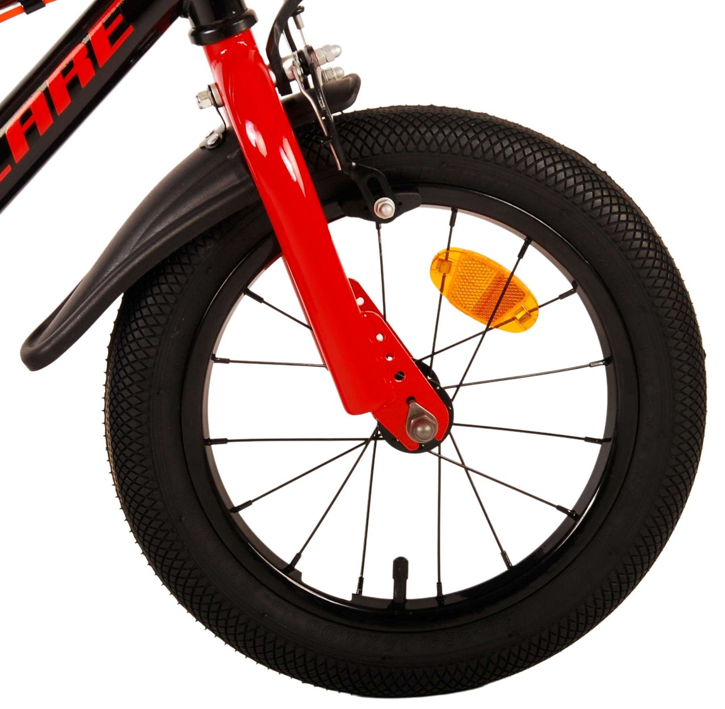 Volare Super GT Kinderfiets - Jongens - 14 inch - Rood - Twee handremmen