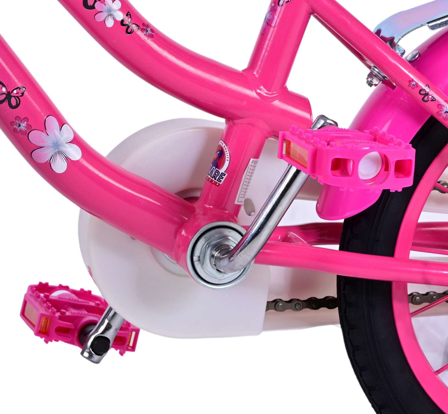 Volare Lovely Kinderfiets - Meisjes - 14 inch - Roze Wit