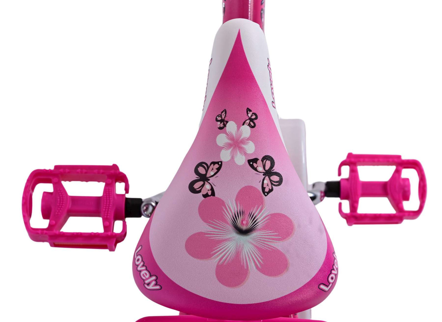 Volare Lovely Kinderfiets - Meisjes - 14 inch - Roze Wit