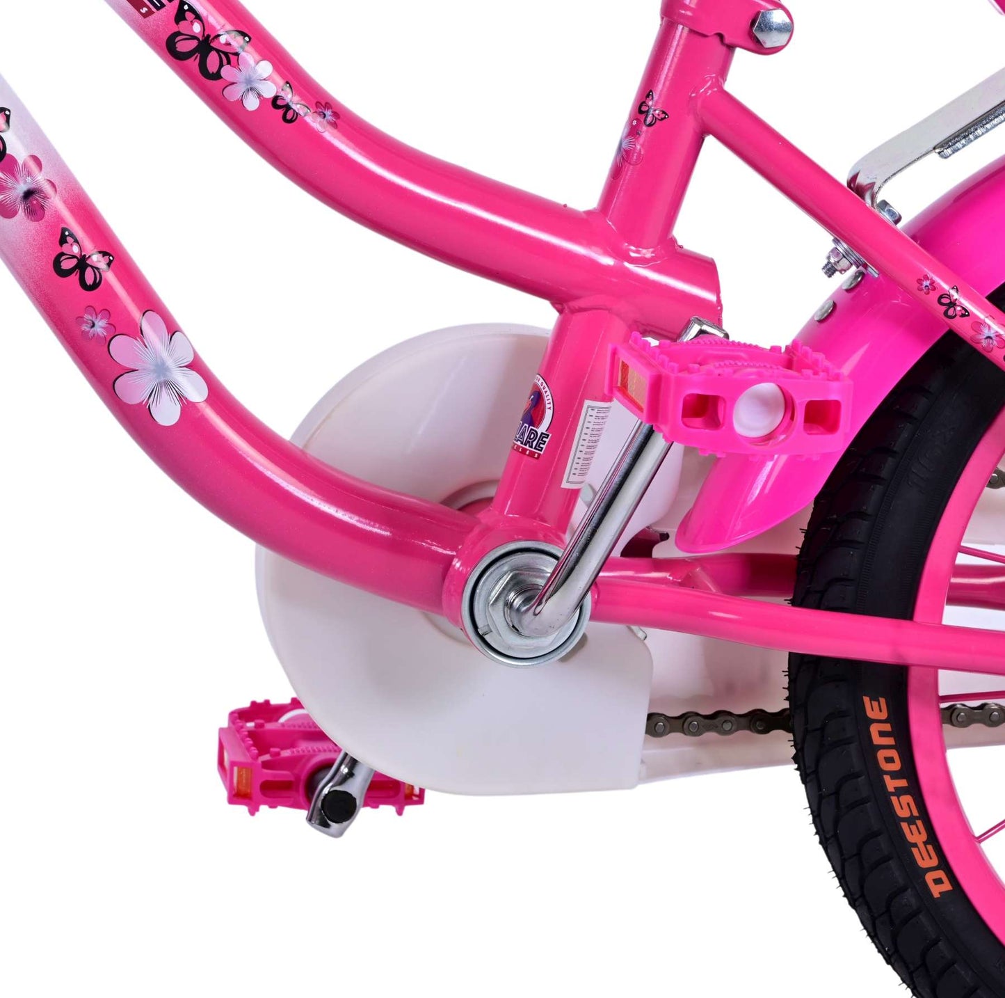 Volare Lovely Kinderfiets - Meisjes - 16 inch - Roze Wit