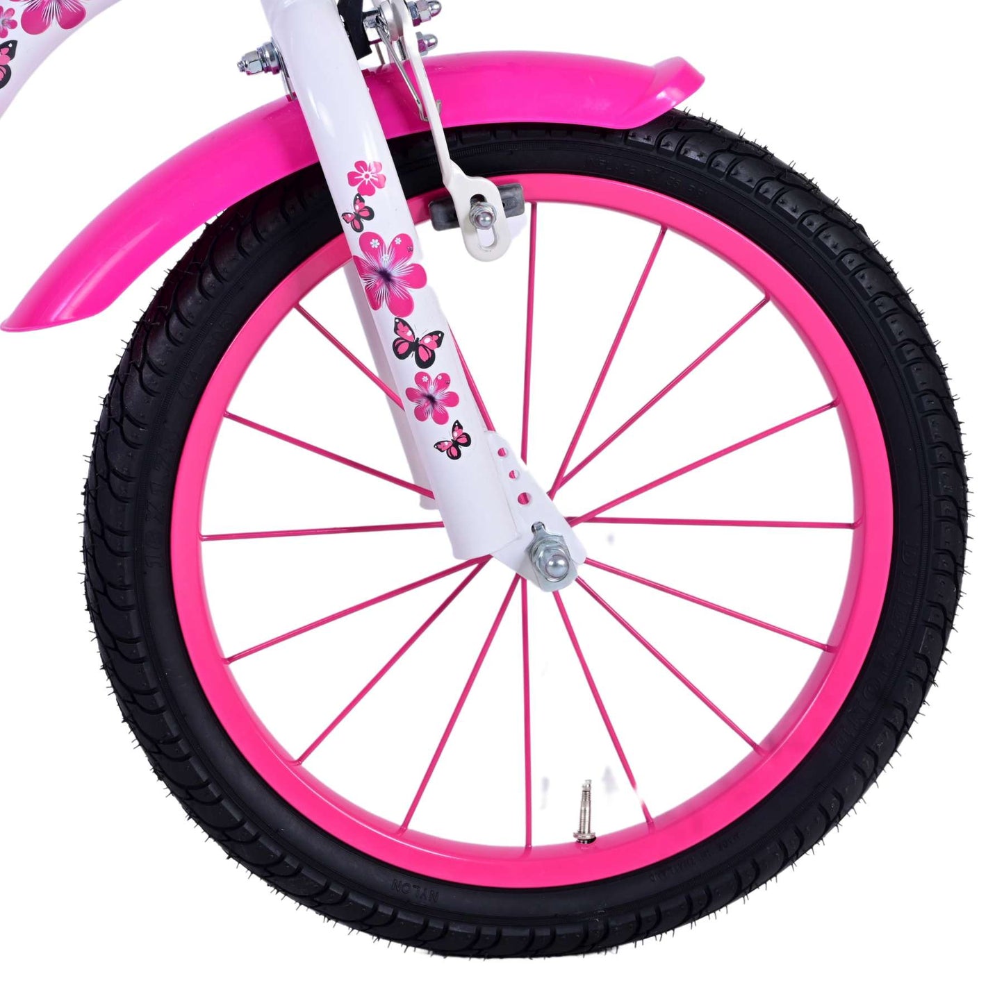 Volare Lovely Kinderfiets - Meisjes - 16 inch - Roze Wit