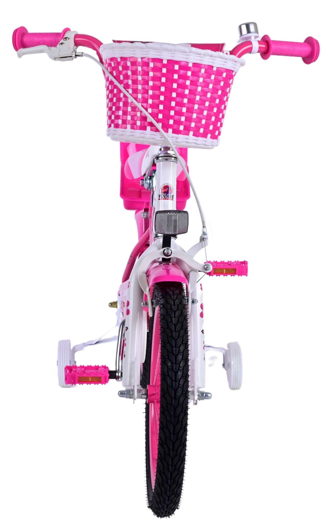 Volare Lovely Kinderfiets - Meisjes - 16 inch - Roze Wit