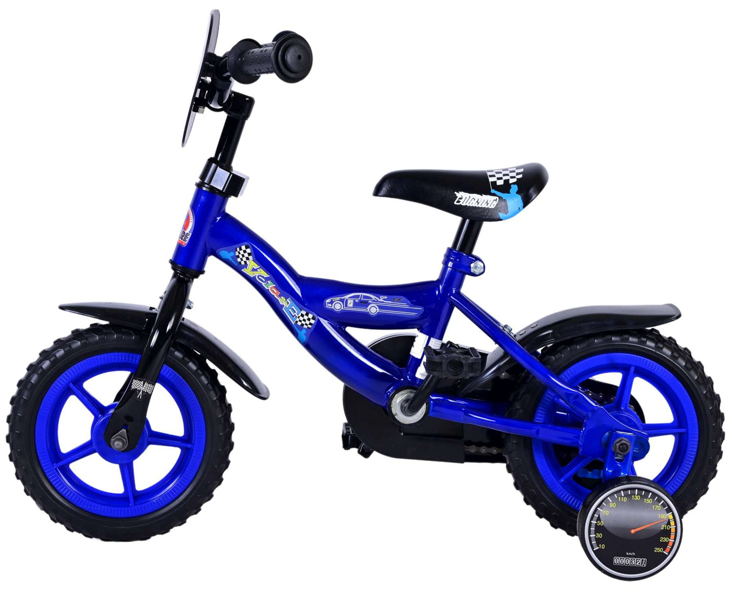 Volare Power Kinderfiets - Jongens - 10 inch - Blauw - Doortrapper