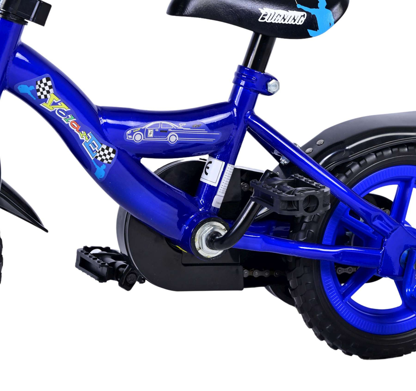 Volare Power Kinderfiets - Jongens - 10 inch - Blauw - Doortrapper