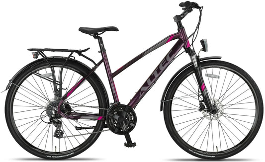 Altec Legarda (CT) LSM 28 inch Damesfiets V-Brakes 24 Versn. Purple/Pink *** VASTE LAGE PRIJS ***