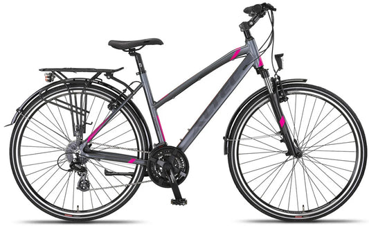 Altec Legarda (CT) LSM 28 inch Damesfiets HYD 24 Versn. Antraciet/Pink *** VASTE LAGE PRIJS