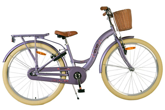Volare Blossom Kinderfiets - Meisjes - 26 inch - Paars - Twee handremmen