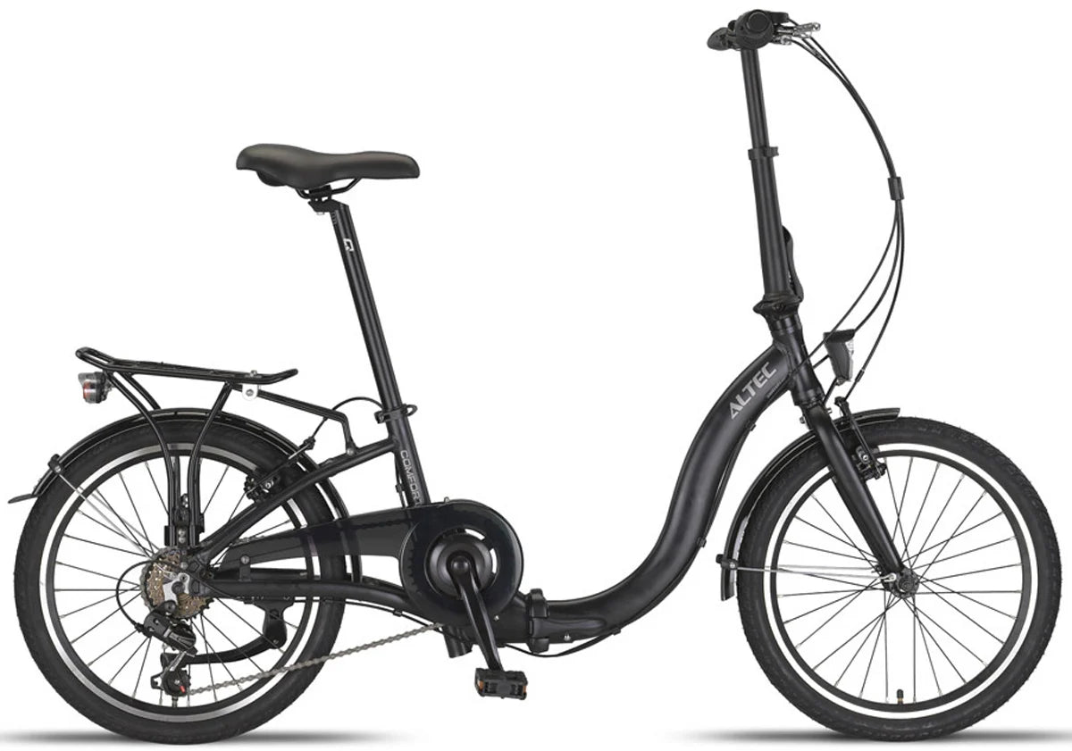 Altec Comfort 20 inch Vouwfiets 6s Mat Zwart