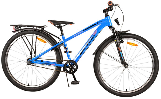 Volare Cross Kinderfiets - Jongens - 24 inch - Blauw - 3 Versnellingen (100% rijklaar)