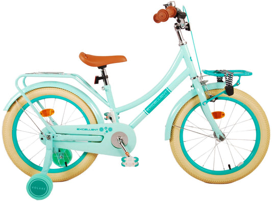 Volare Excellent Kinderfiets - Meisjes - 18 inch - Groen(rijklaar)