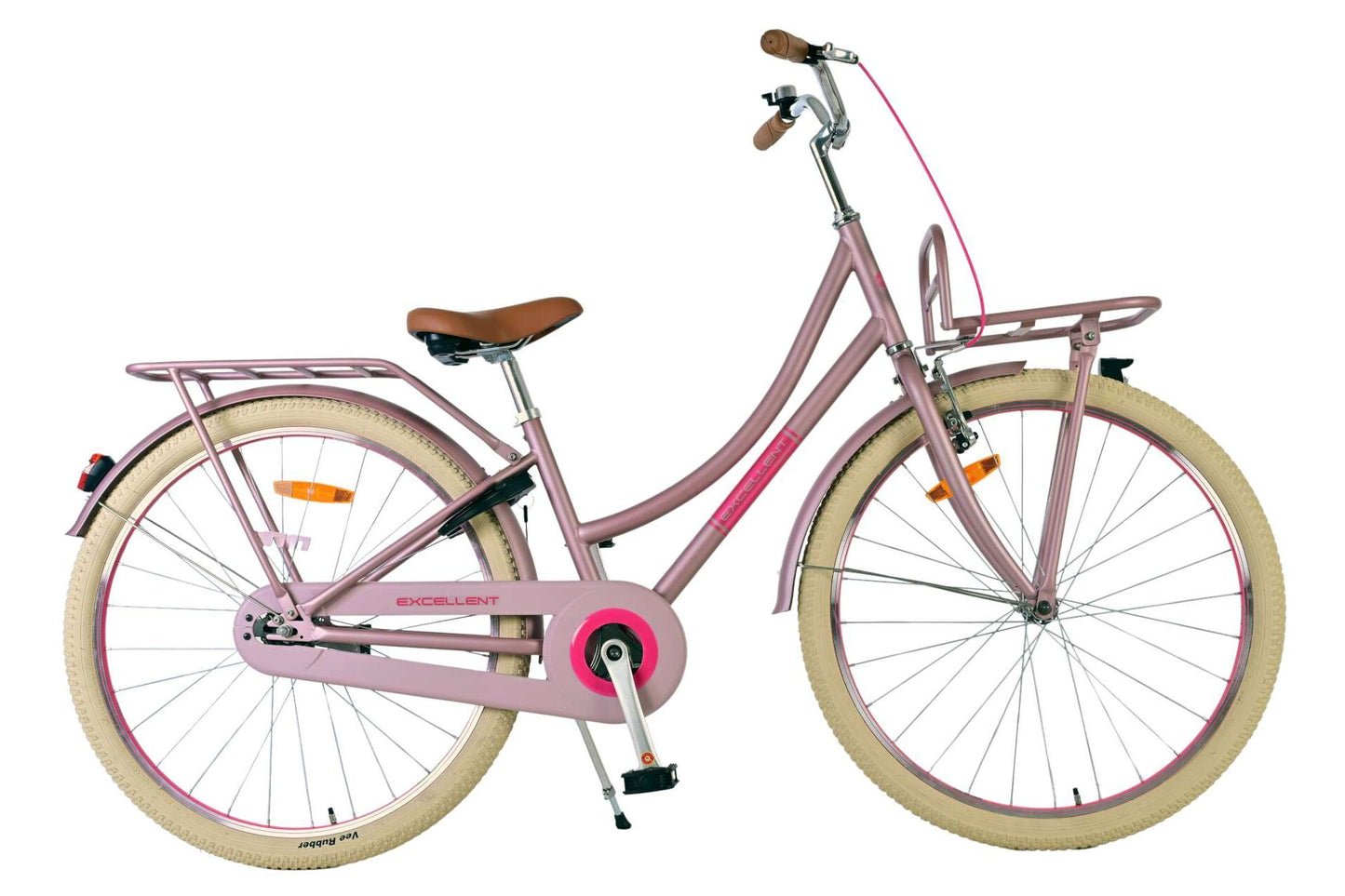 Volare Excellent Kinderfiets - Meisjes - 26 inch - Mat Roze