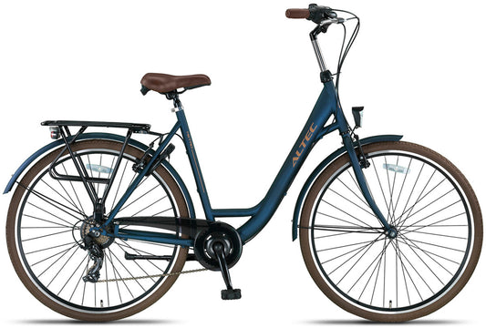 Altec Metro 28 inch Transportfiets 7v Jeans Blauw