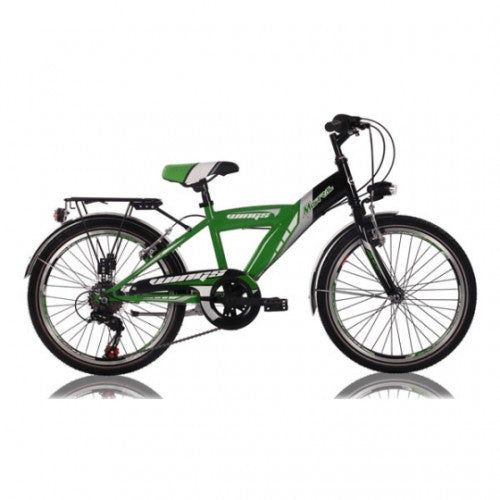 Wings Mistral Jongensfiets 20 Inch 6 Versnellingen Zwart Groen